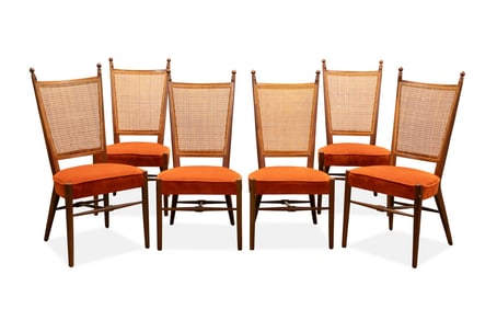 MCM DREXEL DECLARATION COLLECTION 6 PARTY CHAIRS