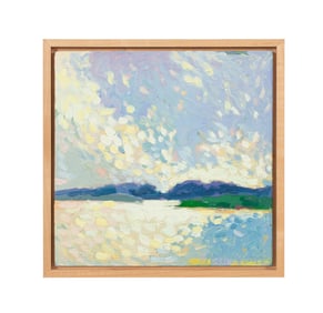 HENRY ISAACS 'NOVEMBER SKY...MAINE' 2005 OIL
