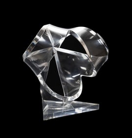 SHLOMI HAZIZA LUCITE SCULPTURE