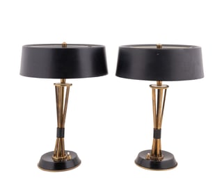 OSCAR TORLASCO FOR LUMI, PAIR OF ?MILANO' LAMPS