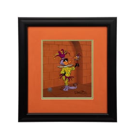 CHUCK JONES 'RUDE JESTER' ANIMATION CEL, 1995