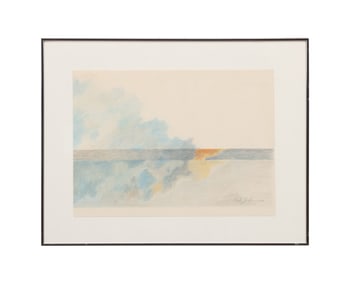 HERB JACKSON, SMALL MIXED MEDIA DRAWING, 1972
