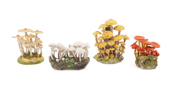 MARIA MARAVIGNA, 4 EDIBLE MUSHROOM CLUSTERS