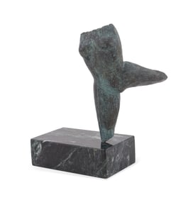 LARRY MOHR, 'ARABESQUE' SMALL FIGURAL BRONZE