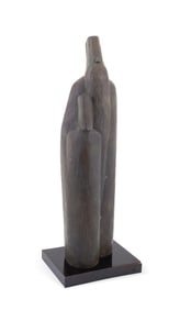 LARRY MOHR, MODERN BRONZE SCULPTURE W/ TWO FIGURES