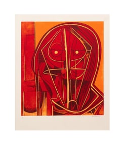 LEROY CLARKE, 'MASK' LIMITED ED SCREENPRINT, 1977
