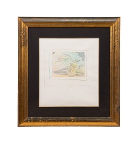 PETER MAX 'UMBRELLA MAN IV' ETCHING