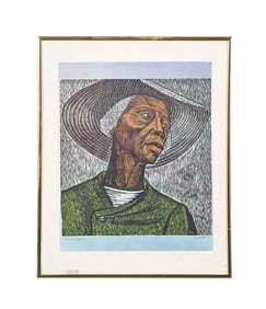 AFTER ELIZABETH CATLETT, 'SHARECROPPER' LITHOGRAPH