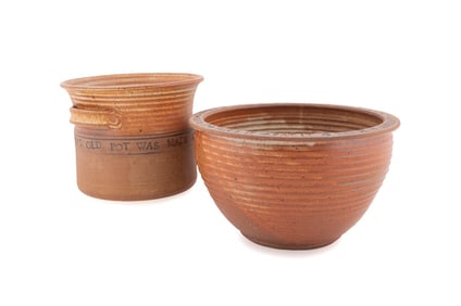 MICHAEL COHEN, 2 FUNCTIONAL STUDIO POTTERY VESSELS