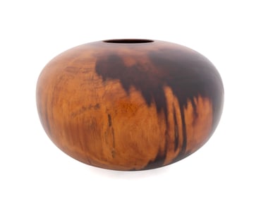 ED MOULTHROP LARGE TURNED TULIPWOOD VASE