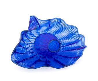CHIHULY, PERSIAN SERIES WITH BLUE LIP WRAP, 1983