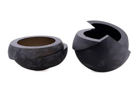 ANNA TORFS, ARMADILLO COLLECTION SPHERE AND VASE