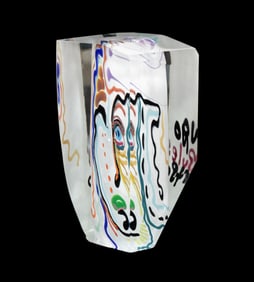 KEN CARDER, NO RULES....ART GLASS SCULPTURE, 1982