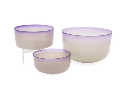 PHILIP BALDWIN & MONICA GUGGISBERG 3 NONFOUX BOWLS