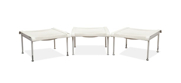 RICHARD SCHULTZ, 1966 COLLECTION, 3 OTTOMANS