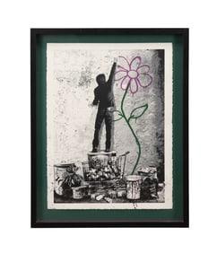 MR. BRAINWASH, 'ETERNITY' 2013 FIGURAL SCREENPRINT