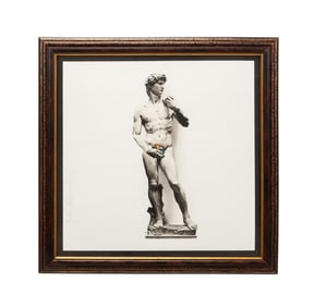 MR. BRAINWASH, 'RUBIK'S DAVID' SCREENPRINT, 7/50
