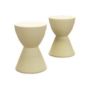 STARCK FOR KARTELL, 2 'PRINCE AHA' SIDE TABLES