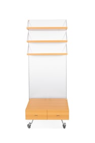 PETER MALY FOR LIGNE ROSET, TWO-PIECE WALL UNIT