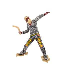 R. WOLFRYD (CHROMA), HUICHOL BEADWORK SCULPTURE