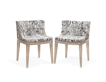 STARCK FOR KARTELL, PAIR OF "MADEMOISELLE" CHAIRS
