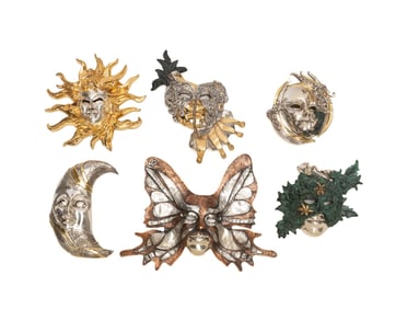 JAVIER ARENAS PEREZ FOR D'ARGENTA, SIX WALL MASKS