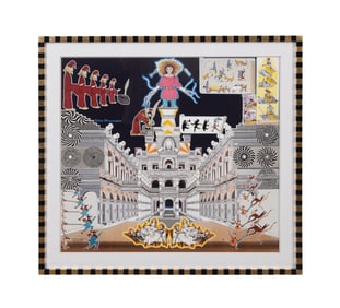 PEDRO FRIEDEBERG 'SCHLOSS STRUWWELPETER' PRINT