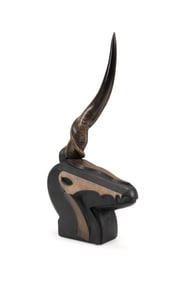 MANNER OF ROBERTO ESTEVEZ, MCM KUDU SCULPTURE