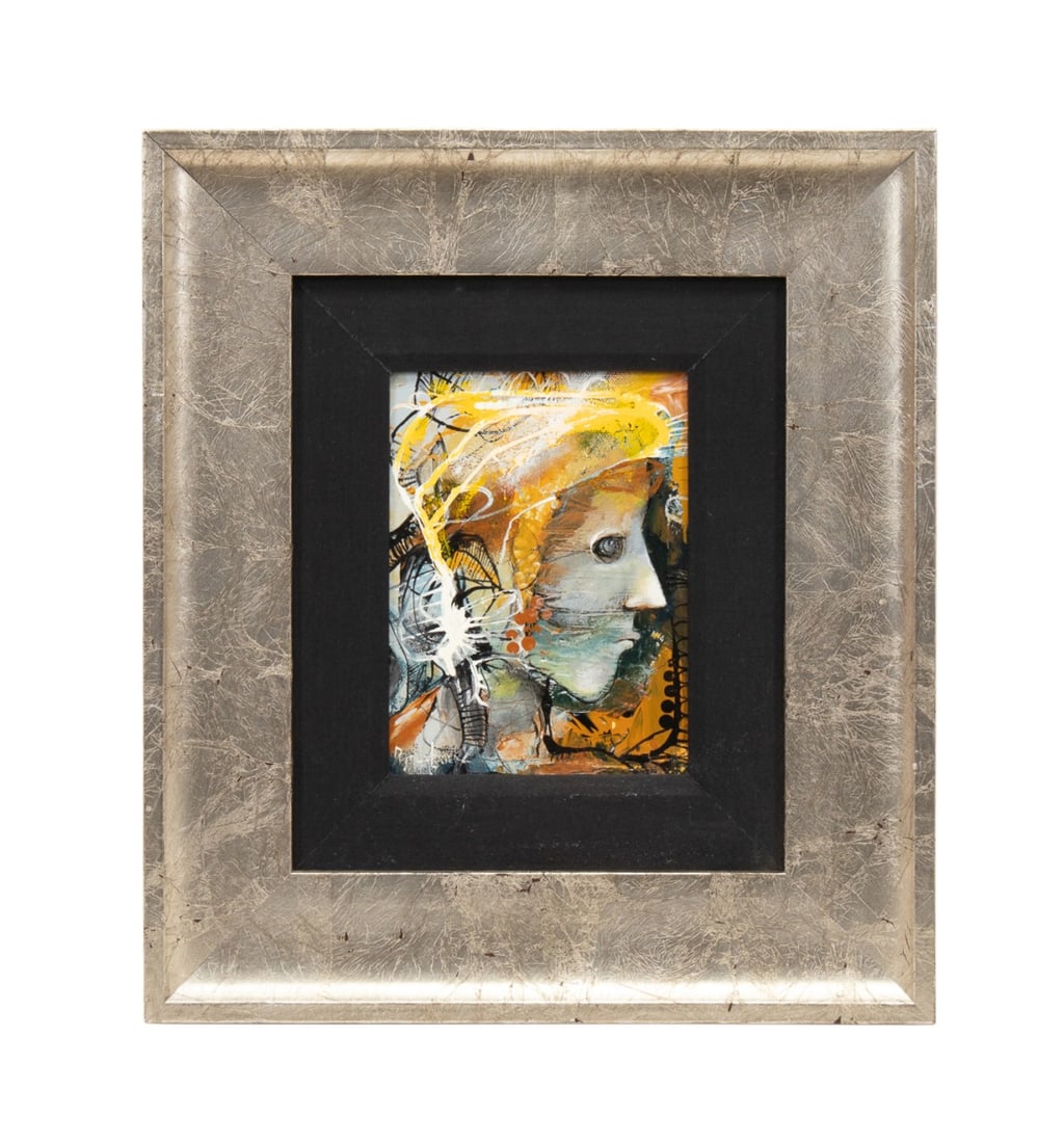 VICENTE DOPICO LERNER, 'MINATURA NO. 51', A/C: Vicente Dopico Lerner (Cuban, 1943-2020). "Minatura #51"- circa 2012, acrylic on canvas, signed to LL, gallery label to verso for Wentworth Gallery, Ltd. Inc. Miami, FL. Framed. Provenance: Private Co