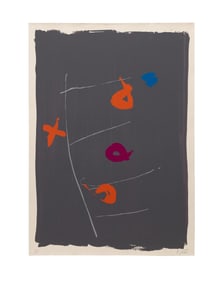KIKUO SAITO 'BEGGAR?S LADDER' C. 1980 SCREENPRINT