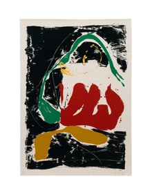 KIKUO SAITO 'SUMMER SNAIL' C. 1979 SCREENPRINT