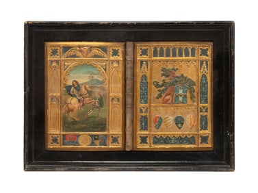 ATTRIB. I.F. JONI, RENAISSANCE STYLE BOOK COVERS