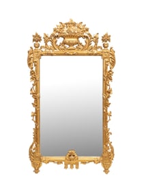 ITALIAN NEOCLASSICAL STYLE GILTWOOD MIRROR