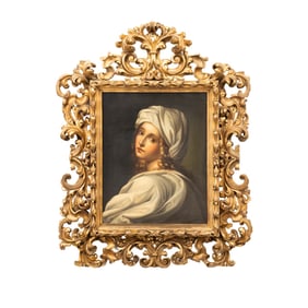 AFTER GUIDO RENI, PORTRAIT OF BEATRICE CENCI, OIL