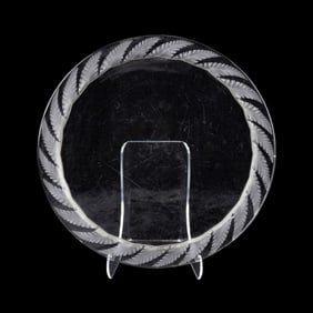 R. LALIQUE 'HESPERIDES' C. 1931 ART DECO PLATTER