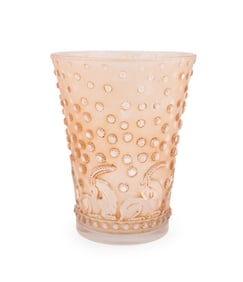 LALIQUE FRANCE 'AJACCO' GLASS VASE, NO. 10-914