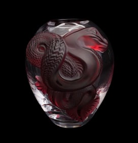 LALIQUE COLLECTOR'S EDITION 'DRAGON' VASE, 84/99