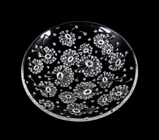 LALIQUE 'BUCOLIQUE' COLORLESS CRYSTAL BOWL