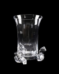 SAINT LOUIS 'EXCESS' COLORLESS CRYSTAL VASE
