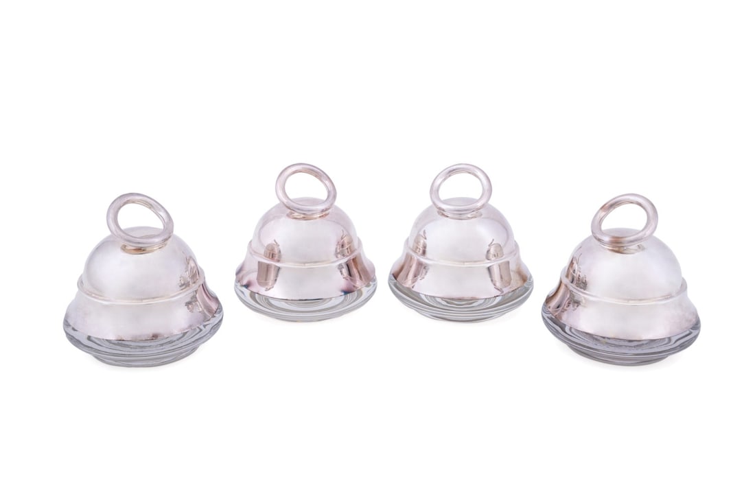 CHRISTOFLE, FOUR 'VERTIGO' PERSONAL BUTTER DISHES (1 of 15)