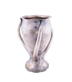 WILLIAM WISE & SON ART NOUVEAU STERLING LOVING CUP