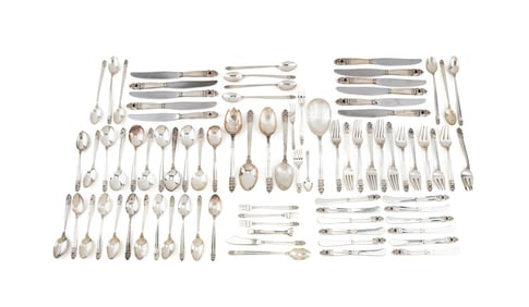INTERNATIONAL SILVER 'ROYAL DANISH' FLATWARE FOR 6