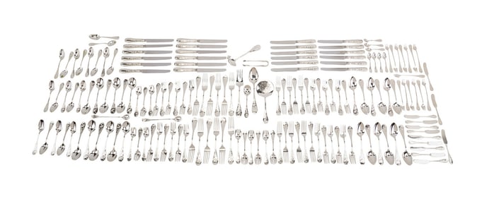 TIFFANY & CO. 'AUDUBON/JAPANESE' FLATWARE FOR 12