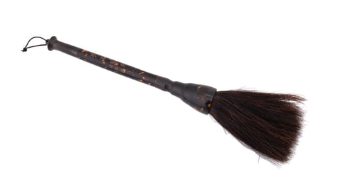 CHINESE SCHOLAR'S CALLIGRAPHY HORSE HAIR BRUSH