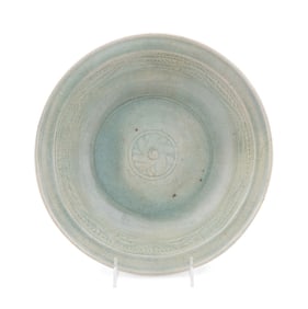 ASIAN MING STYLE CELADON BOWL