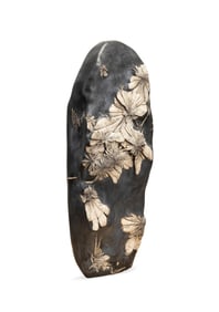 LARGE CHRYSANTHEMUM STONE SPECIMEN SCULPTURE