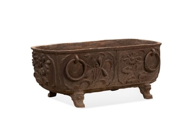 CHINESE LARGE QING STYLE CAST IRON WATER CISTERN