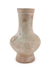 GREEN TERRA COTTA VASE