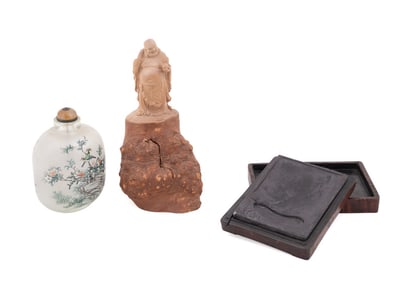 GROUP OF THREE ASIAN OBJECTS