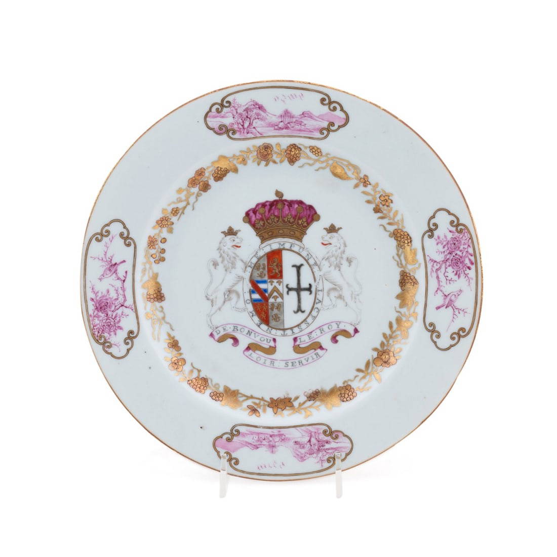 CHINESE EXPORT ARMORIAL PLATE